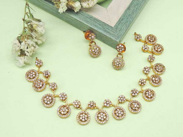 Best jewelry for Diwali 2026 – AD necklace set Joyrias