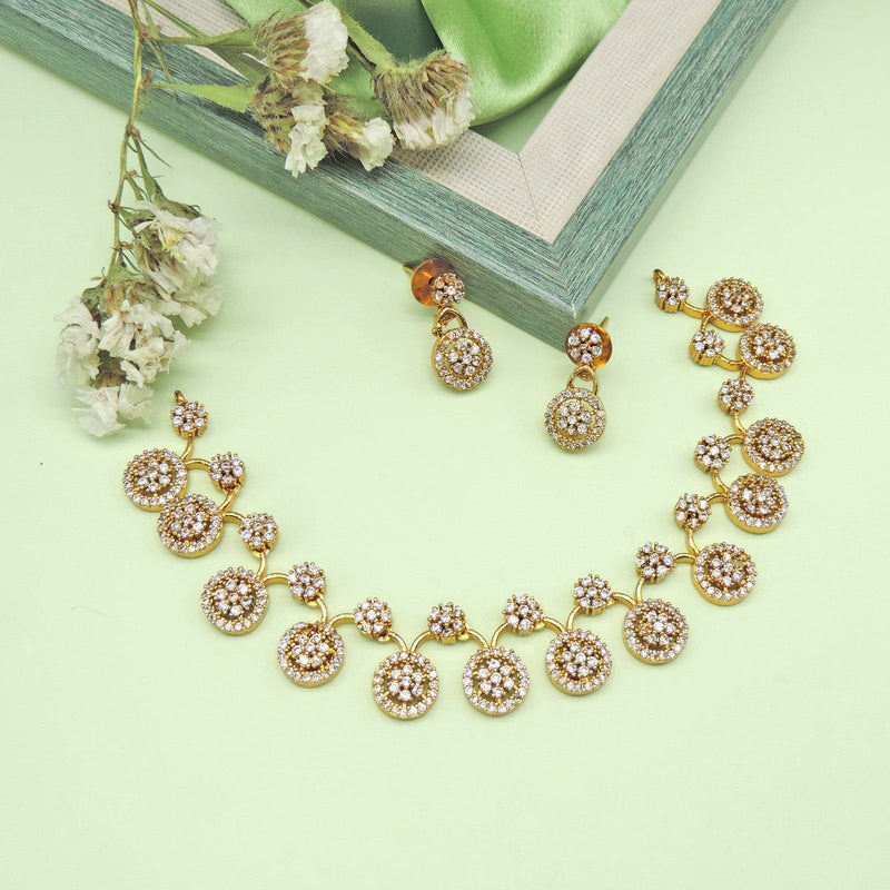 Best jewelry for Diwali 2026 – AD necklace set Joyrias