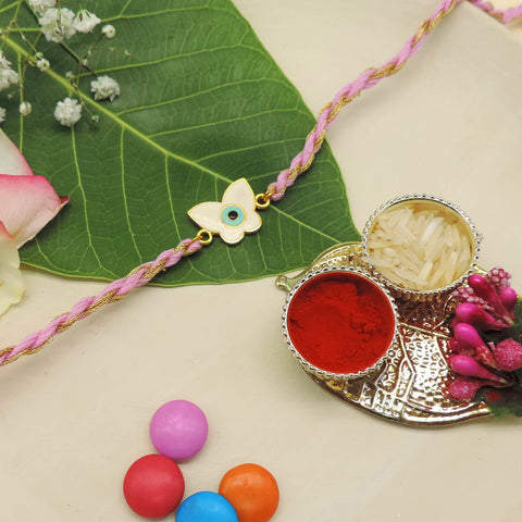 Butterfly Evil Eye Bhaiya Rakhi