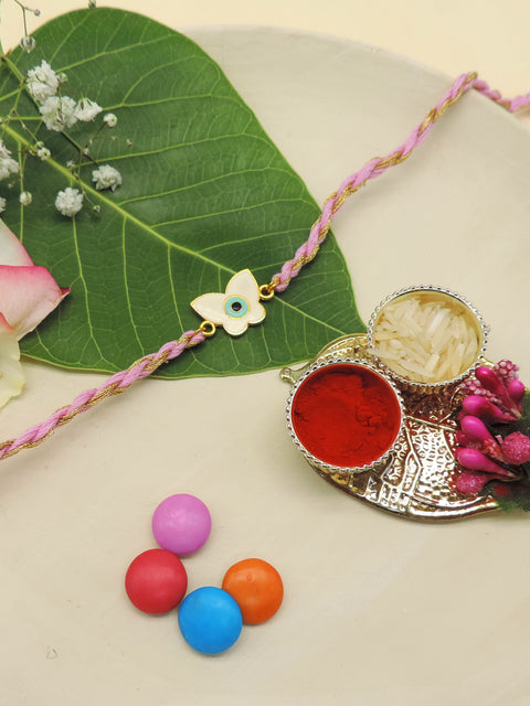 Butterfly Evil Eye Bhaiya Rakhi