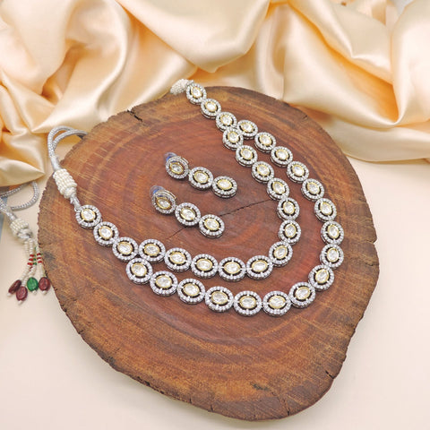 Two layer Polki Necklace Image 0