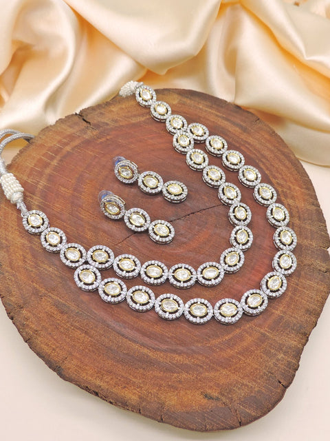 Two layer Polki Necklace Image 0
