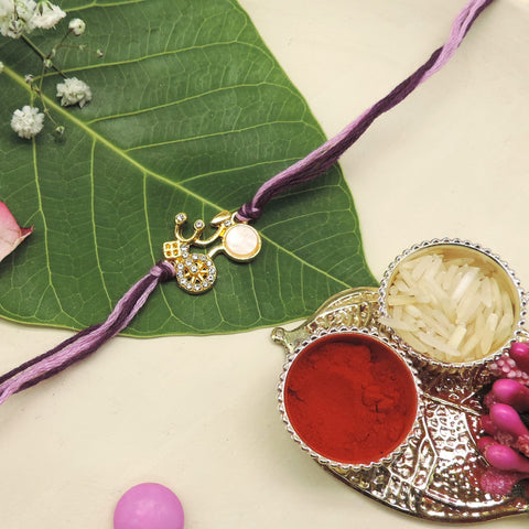 Purple Cycle Bhaiya Rakhi