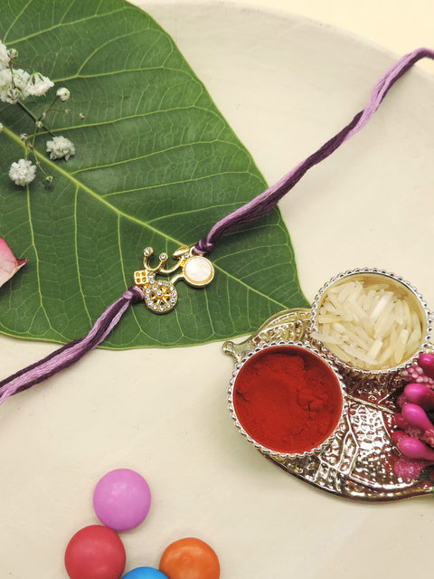 Purple Cycle Bhaiya Rakhi