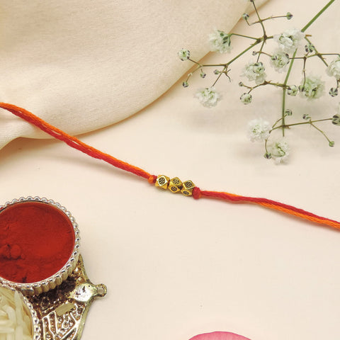 Triple Bead Minimalist Bhaiya Rakhi