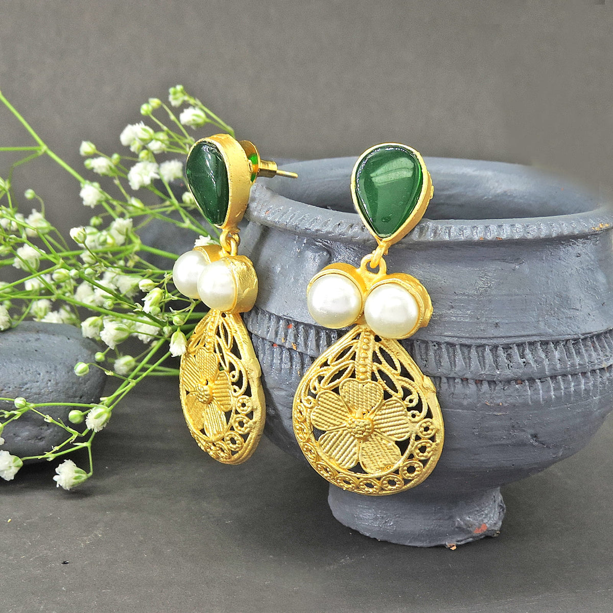 Handmade brass Earrings