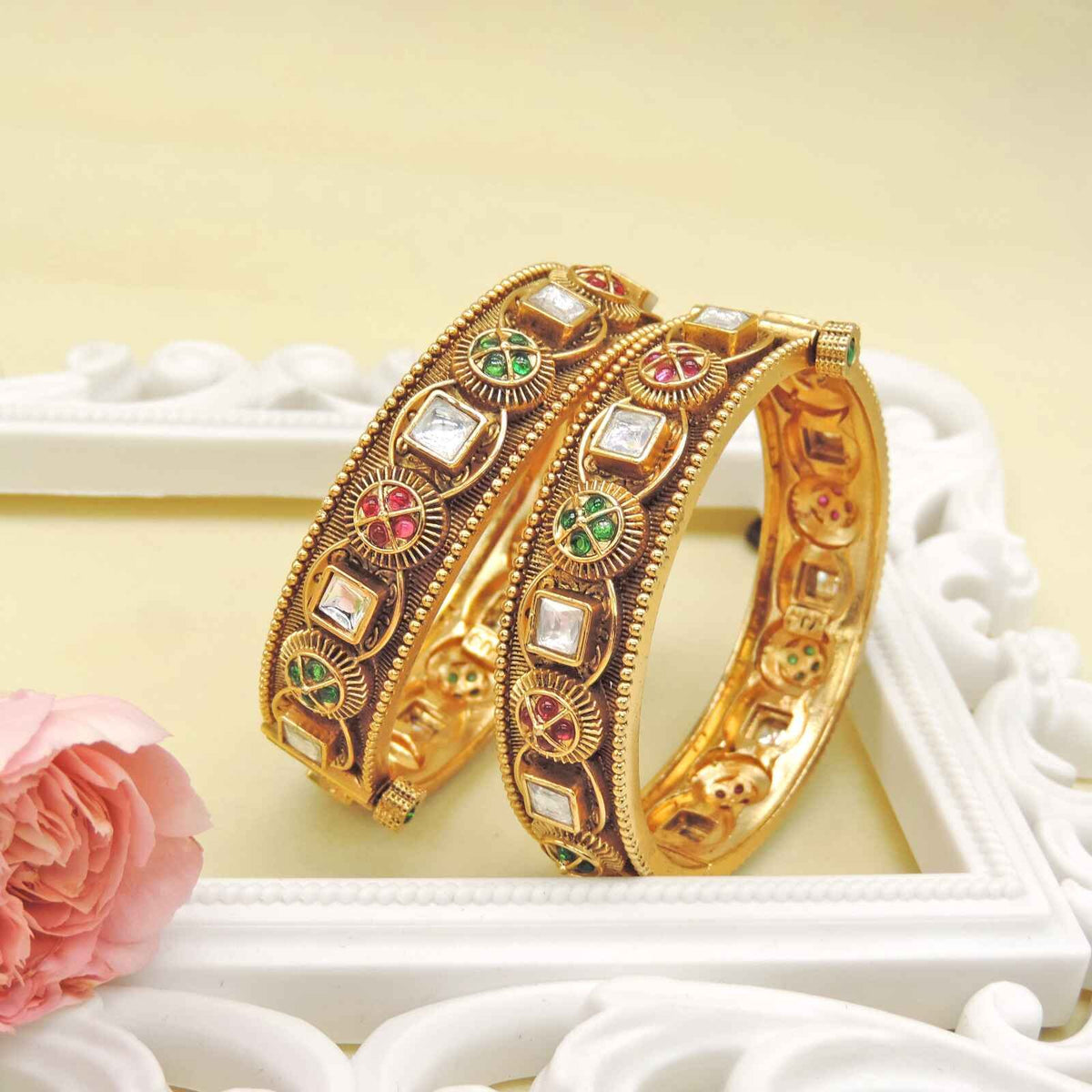 Antique Finish Bangles Image 0
