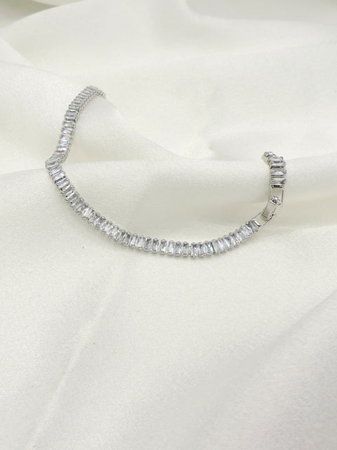 Baguette Stone Tennis Bracelet