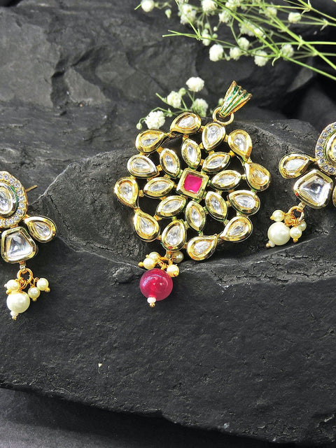 Kundan Pendant set Image 0