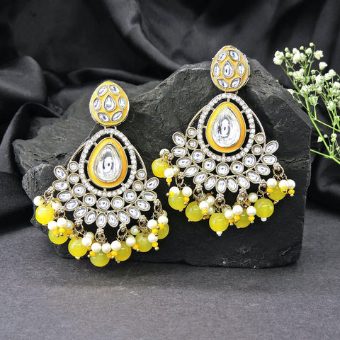 Yellow Earrings Image 0