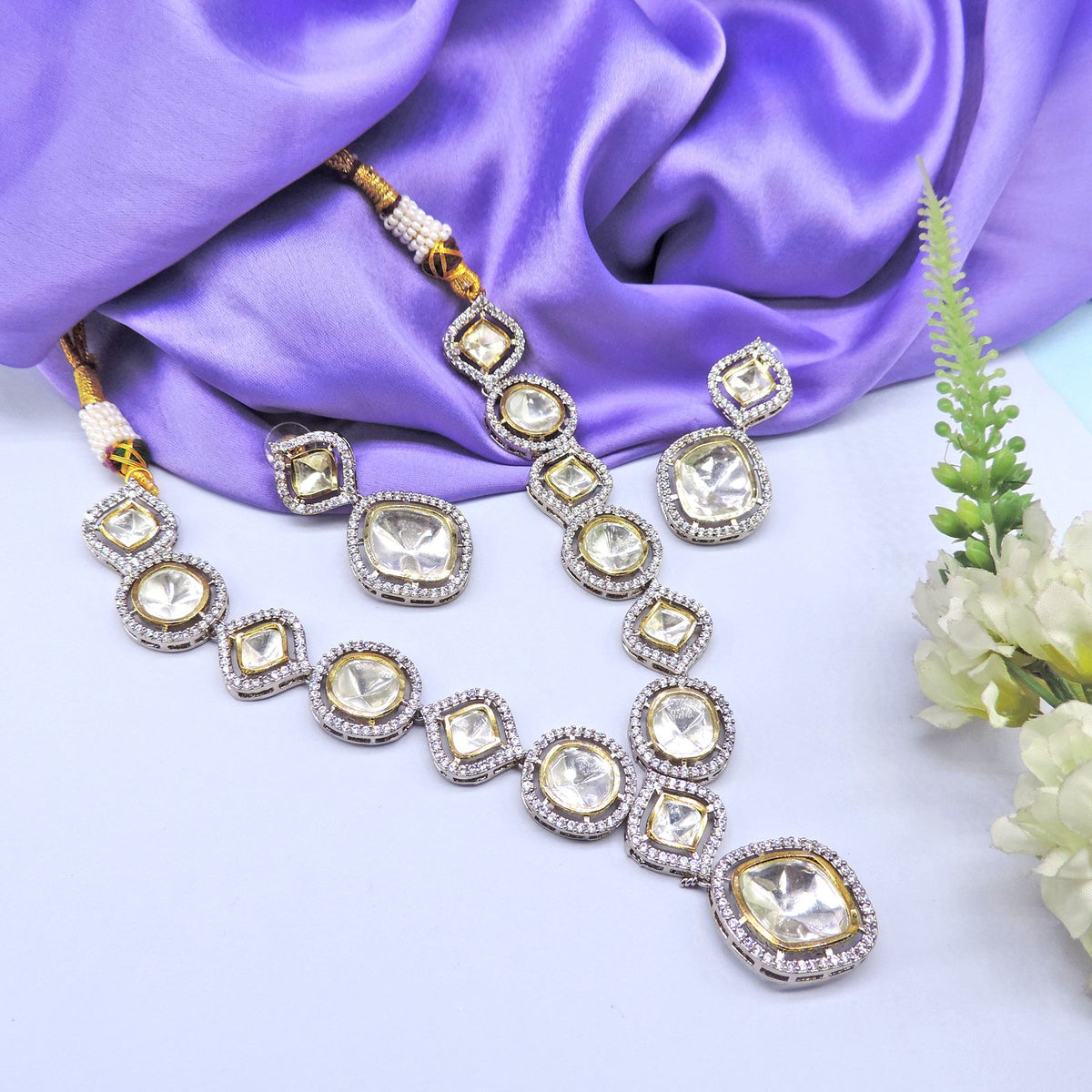 Polki Necklace Set Image 0