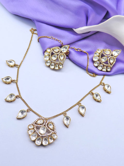 Lightweight Moissanite Necklace set Image 0