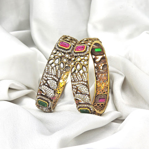 Victorian bangles – Indian Victorian style bangles for festive wear USA – Joyrias