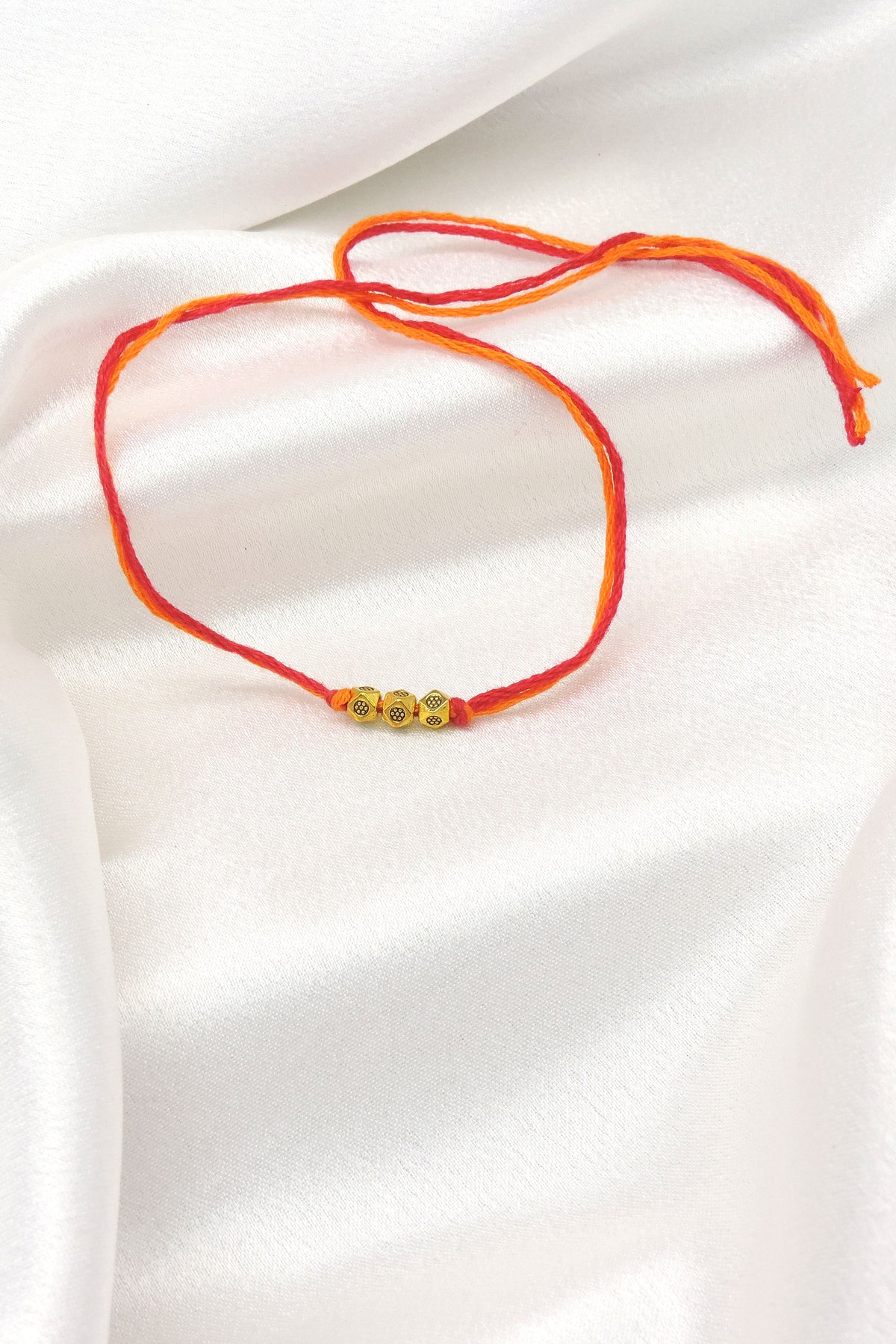 Triple Bead Minimalist Bhaiya Rakhi by Joyrias
