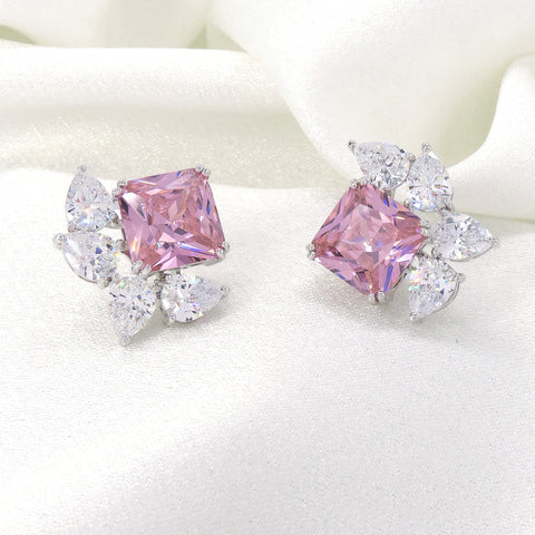 Blush Princess Stud Earrings by Joyrias