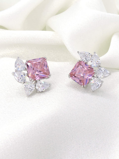 Blush Princess Stud Earrings by Joyrias