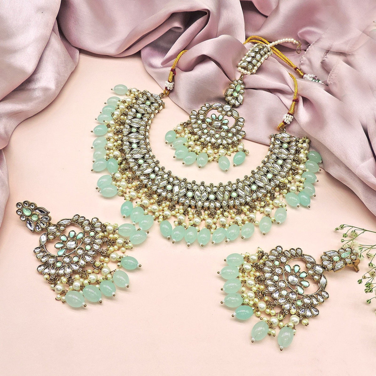 Big Necklace with Maangtika Image 0