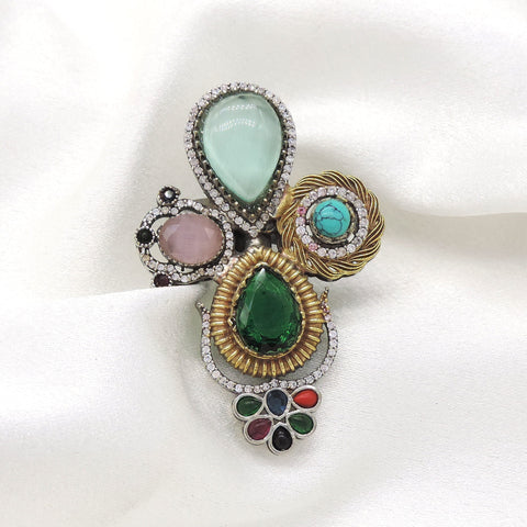 Oxidized Multicolor Cluster Ring