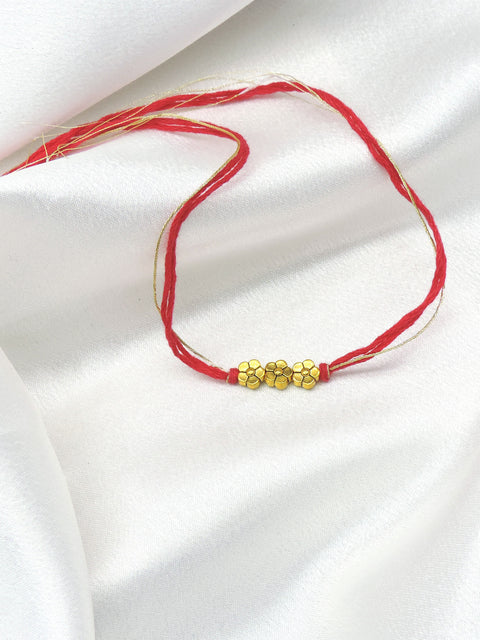 Triple Flower Bhaiya Rakhi by Joyrias