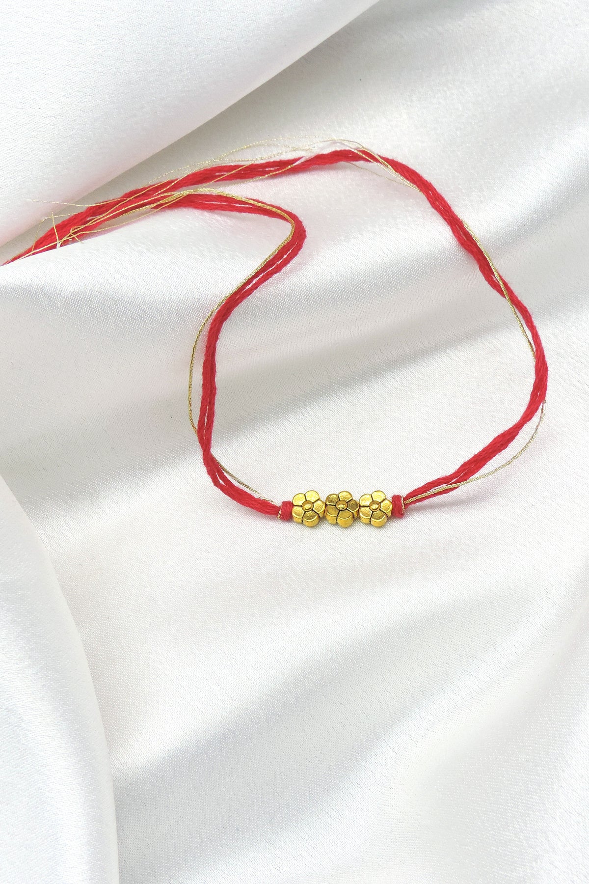 Triple Flower Bhaiya Rakhi by Joyrias