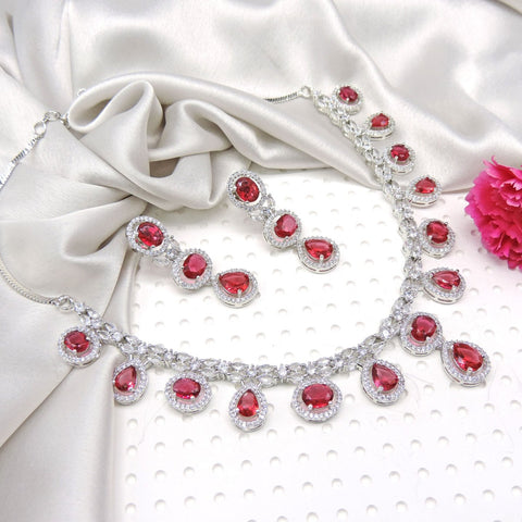 Pearl elegance gemstone necklace set – Indian pearl and gemstone necklace USA – Joyrias