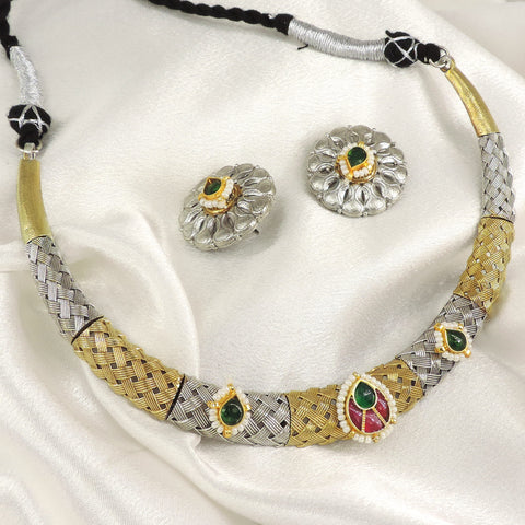 Royal Dual Tone Hasli Set by Joyrias