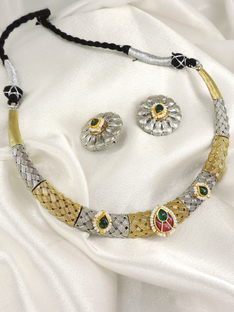 Royal Dual Tone Hasli Set by Joyrias