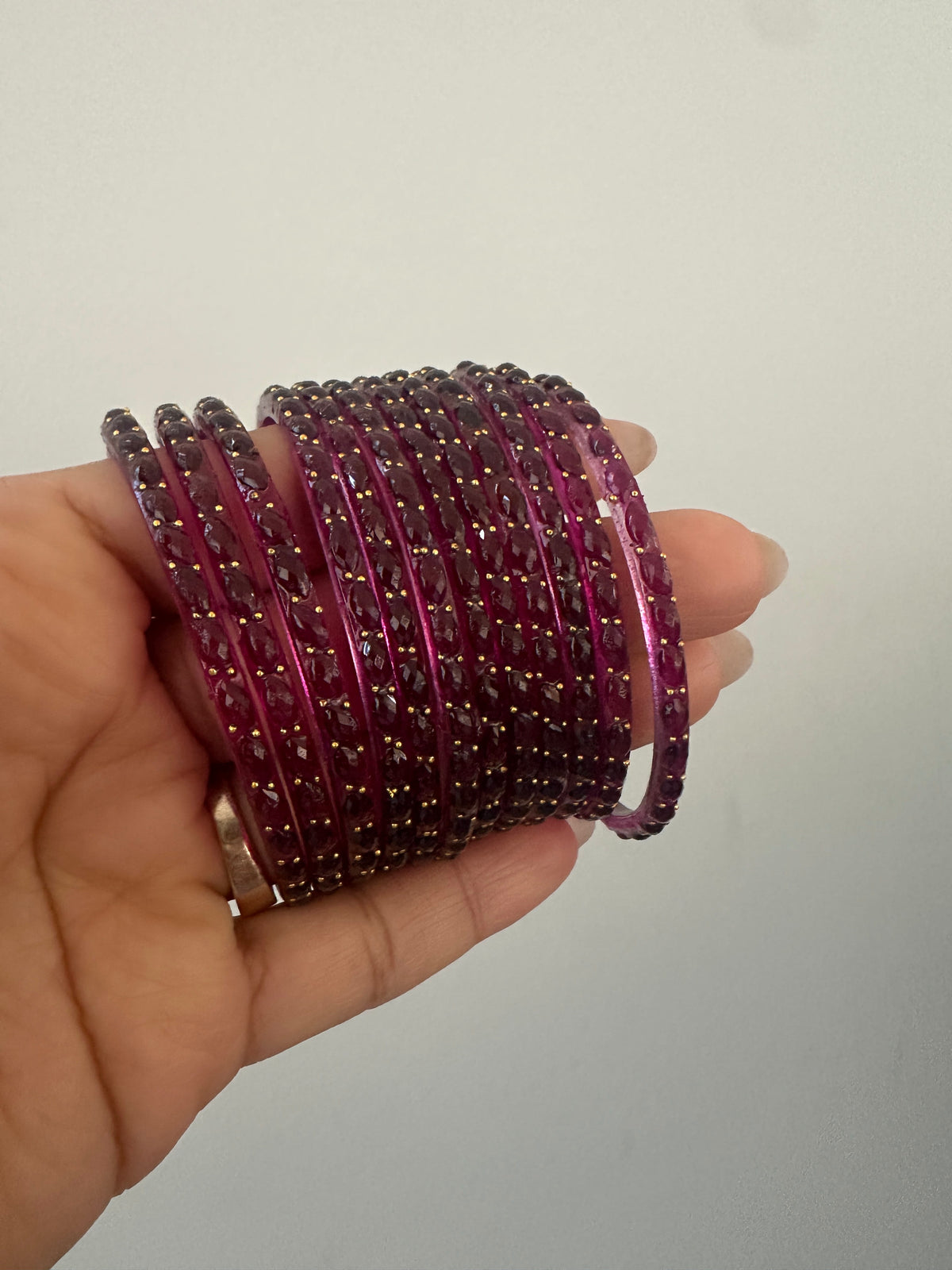 2.2 Multicolor Raindrop Glass Bangles Set | Trendy Waterdrop Stackable Bangles for Women | Mix Color Daily & Festive Wear |12 bangles in each set