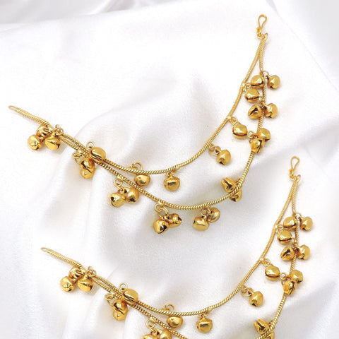 Gold Ghungroo Ear Sahara Chain | Joyrias