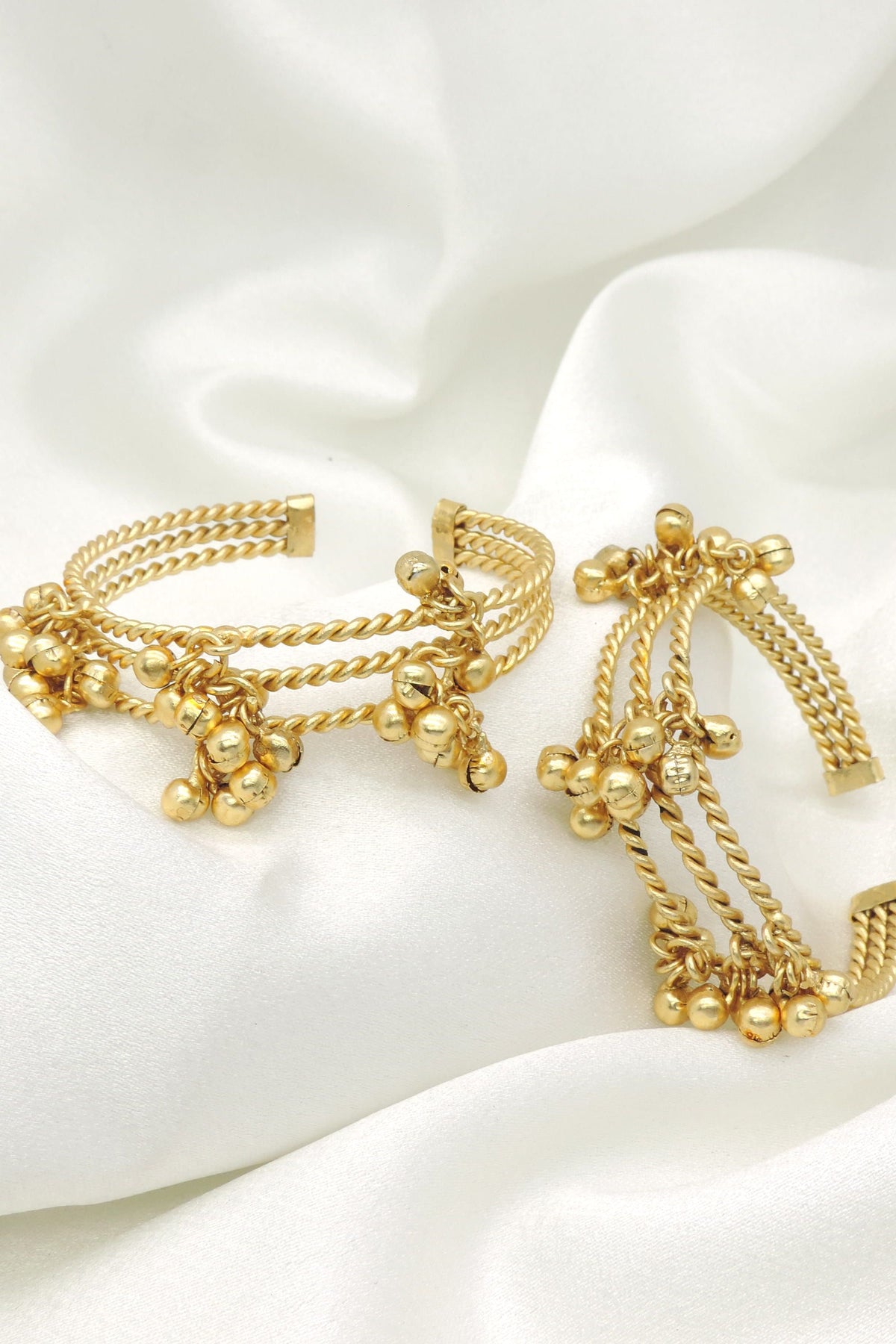 Luxe Ghungroo Rope Bangle Set by Joyrias