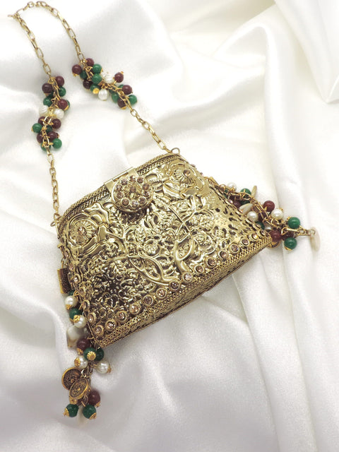 Antique Filigree Potli Clutch Bag by Joyrias