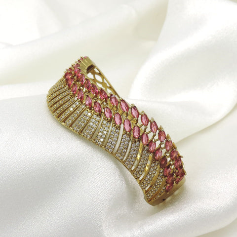 Rose Pink CZ  Bracelet by Joyrias