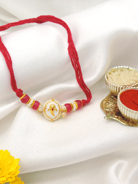 Ganesha Blessing Bhaiya Rakhi