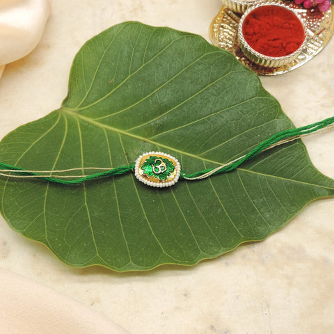 Om Red Bhaiya Rakhi