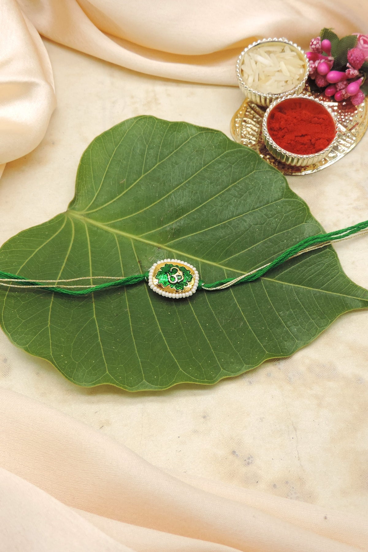 Om Red Bhaiya Rakhi