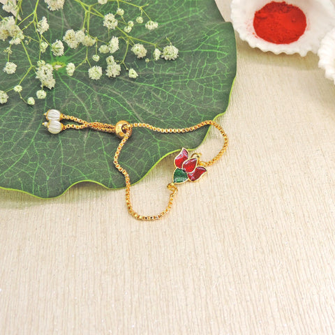 Lotus Rakhi for Sister or Bhabhi Rakhi