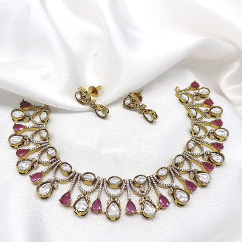 Emerald Crystal Teardrop Set