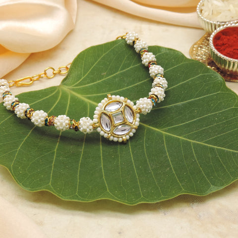 Pearl Kundan Bhaiya Rakhi
