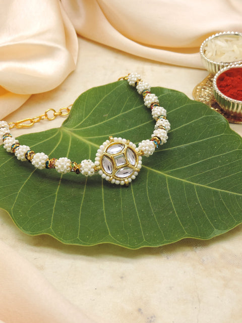 Pearl Kundan Bhaiya Rakhi