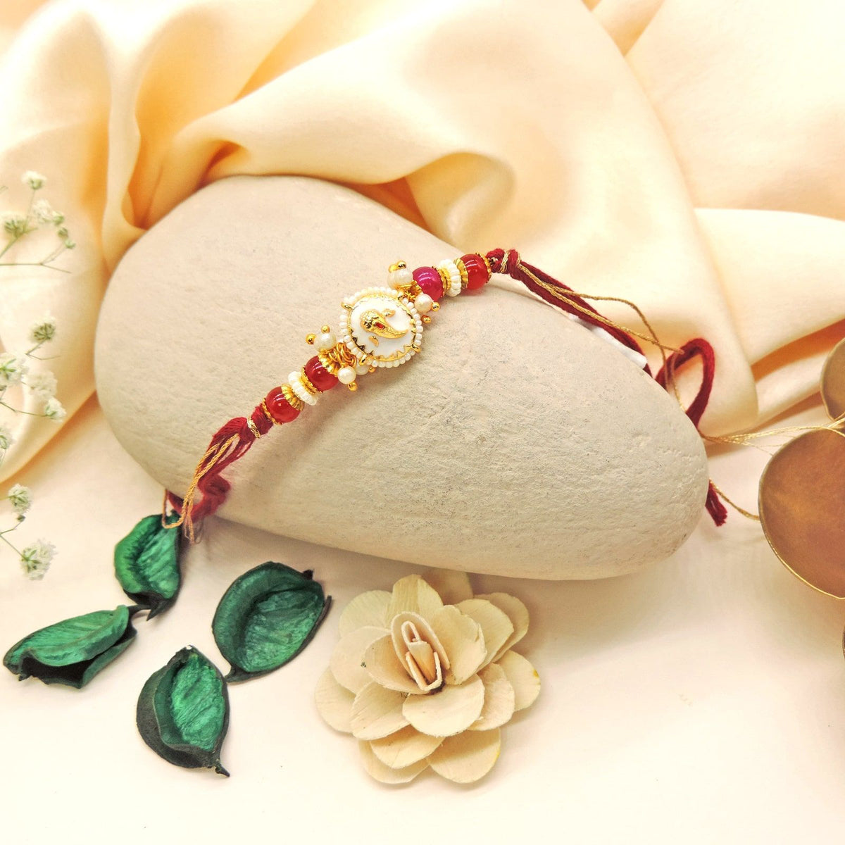 Ganesha Blessing Bhaiya Rakhi by Joyrias