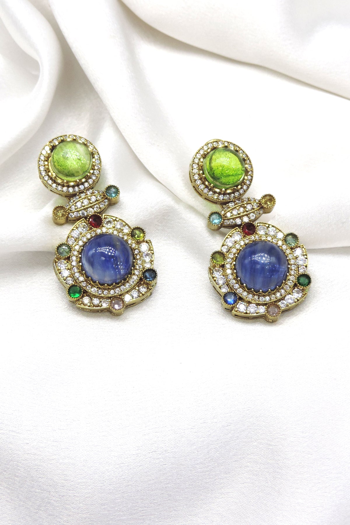 Celestial Multicolor Drop Earrings
