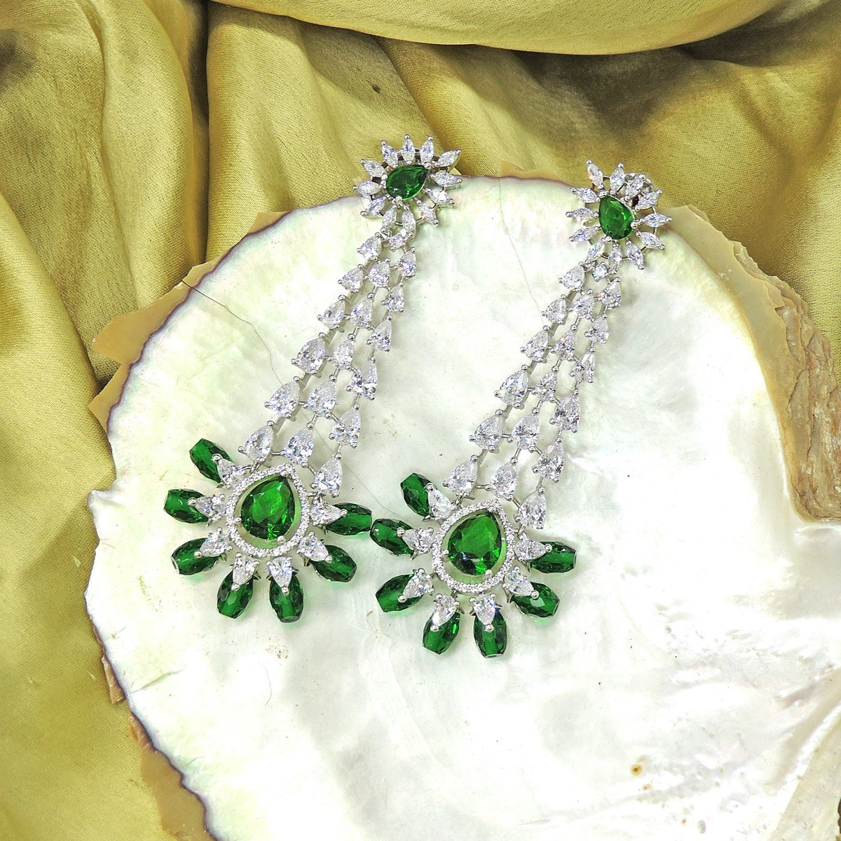 Statement earrings – Indian bold statement earrings for ethnic wear USA – Joyrias