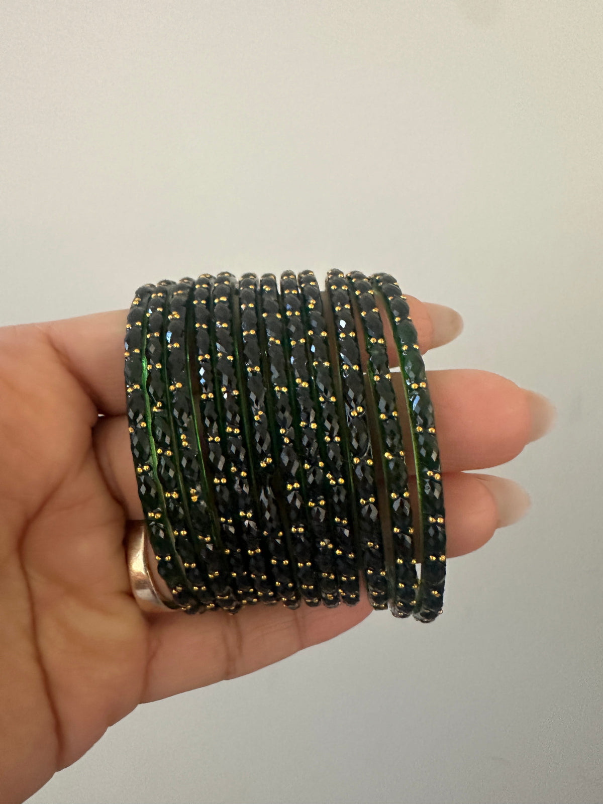 2.2 Multicolor Raindrop Glass Bangles Set | Trendy Waterdrop Stackable Bangles for Women | Mix Color Daily & Festive Wear |12 bangles in each set