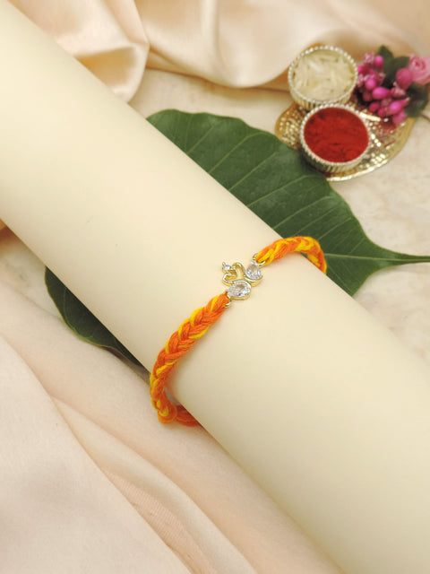 CZ Swan Bhaiya Rakhi