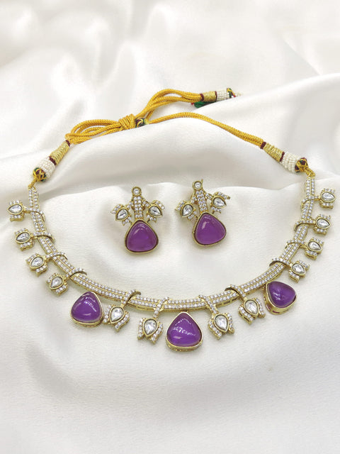Purple AD choker set by Joyrias