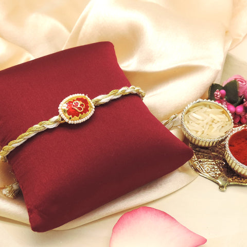 Om Red Bhaiya Rakhi
