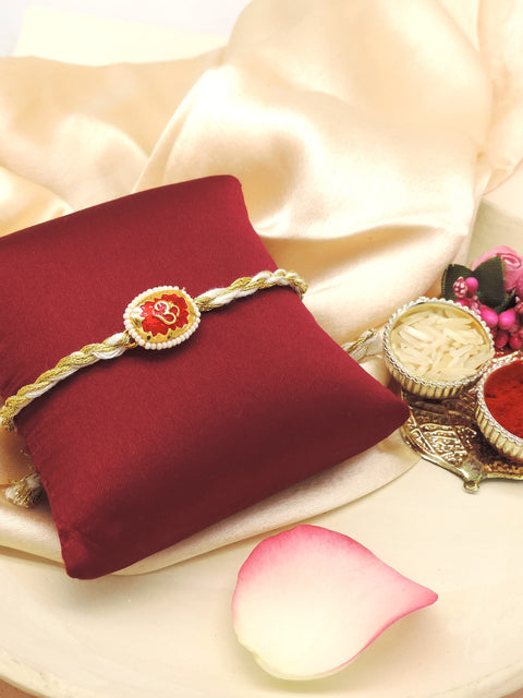 Om Red Bhaiya Rakhi