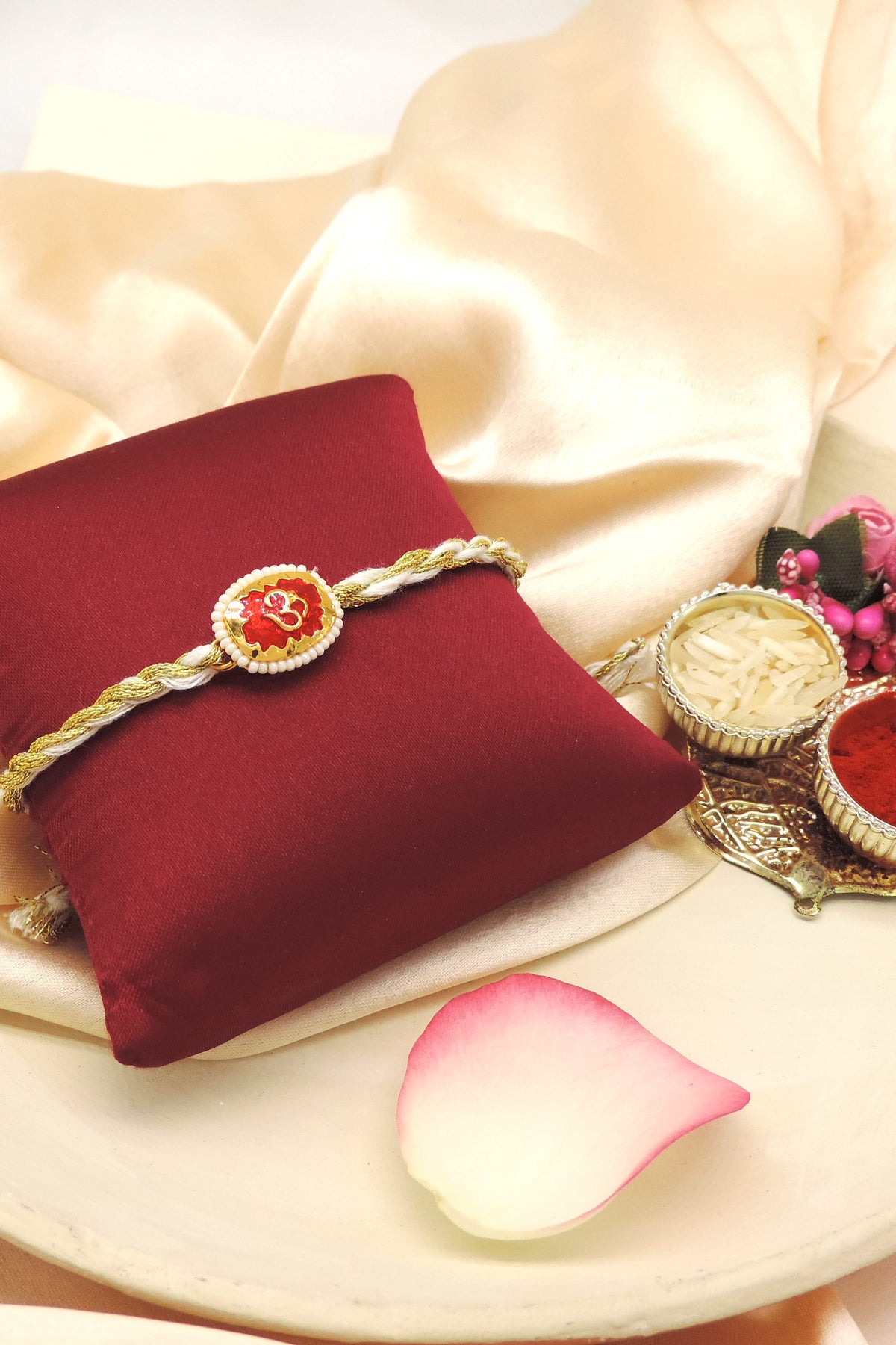 Om Red Bhaiya Rakhi
