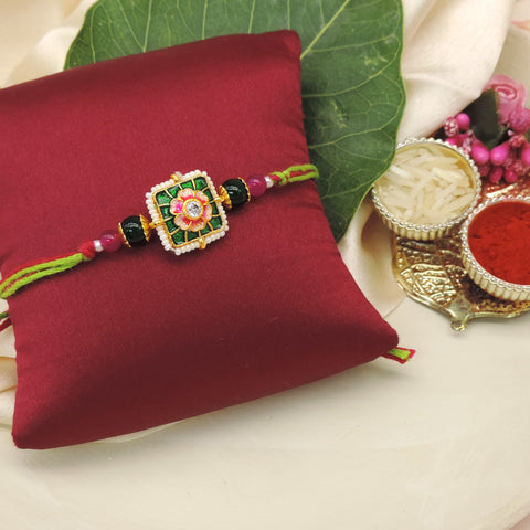 Floral Meena Bhaiya Rakhi