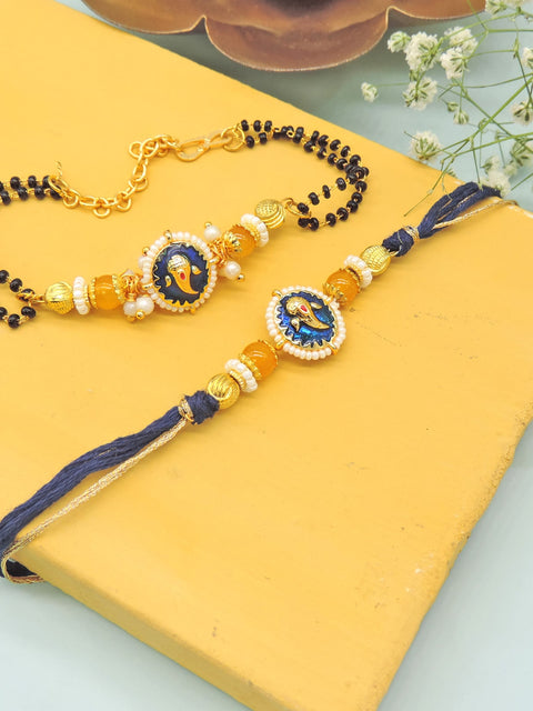 Ganesha Bhaiya Bhabhi Rakhi Set